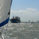 24- Cargo dans la passe d'entree de Colon 